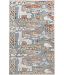 Nourison Astra Machine Washable Multicolor ASW01 2 ft. 2 in. X 8 ft. Rectangle Rug