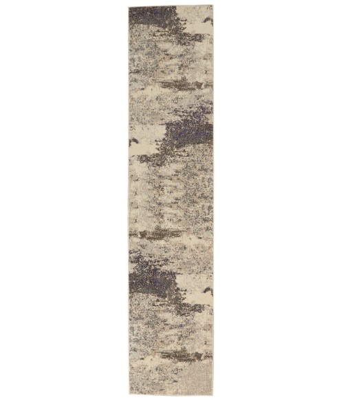 Nourison Celestial Runner Area Rug CES02-Ivory/Grey