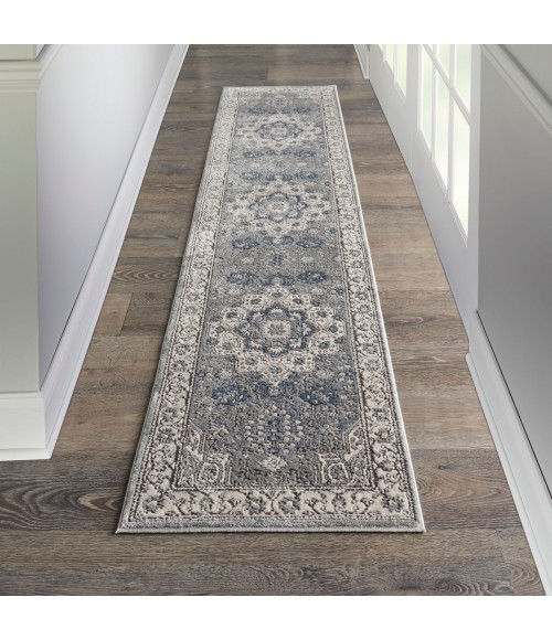 Nourison Quarry Grey/Ivory QUA07 10 ft. Rect. Rug