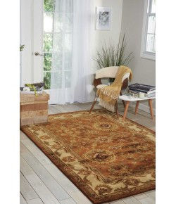 Nourison Jaipur - Ja13 Rust Area Rug 5 ft. 6 X 8 ft. 6 Rectangle