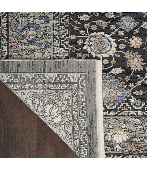 Nourison STARRY NIGHTS Area Rug Nourison Starry Nights Area Rug STN11-Grey/Blue