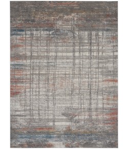 Nourison Rustic Textures - Rus12 Grey Multicolor Area Rug 9 ft. 3 X 12 ft. 9 Rectangle