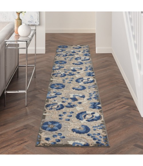 Nourison Aloha Area Rug ALH17-Natural/Blue