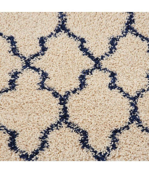 Nourison Amore Area Rug AMOR2-Ivory/Blue