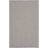 Nourison Courtyard Ivory/Charcoal COU01 8 ft. Square Rug