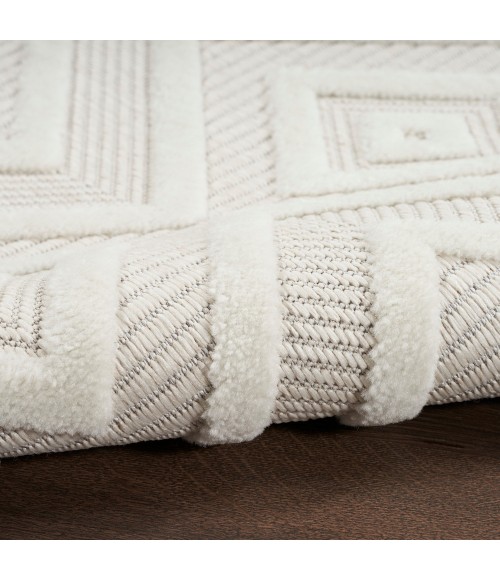 Nourison Versatile Area Rug NRV01 Ivory/White