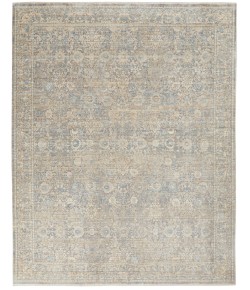 Nourison Lustrous Weave - Luw01 Ivory Blue Area Rug 7 ft. 10 X 10 ft. 2 Rectangle