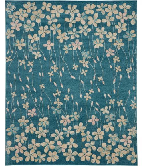 Nourison TRANQUIL Area Rug Nourison Tranquil Area Rug TRA04-Turquoise