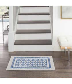 Nourison Whimsicle - Whs13 Ivory Blue Area Rug 2 ft. X 3 ft. Rectangle