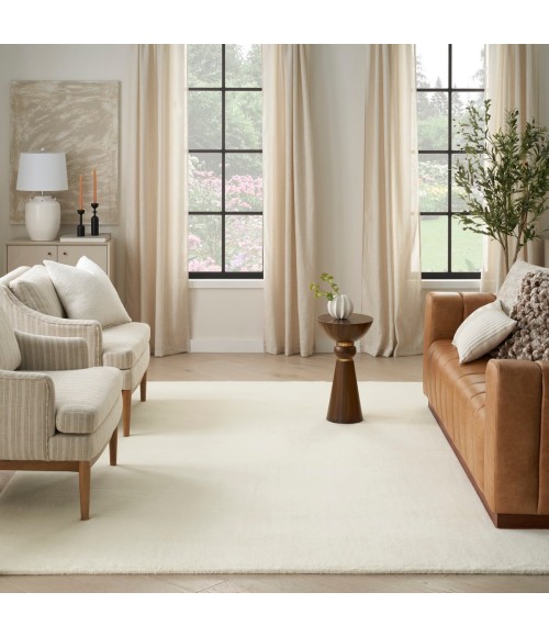 Nourison Plush Cloud Ivory PLC01 9 ft. X 12 ft. Rect. Rug