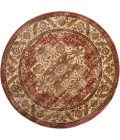 Nourison Delano Round Area Rug DEL05-Brick