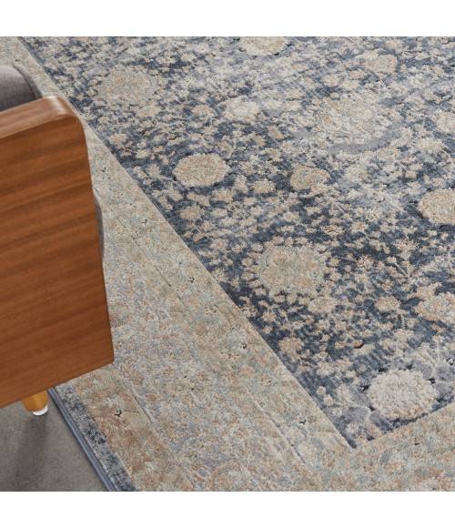 kathy ireland Home Malta Area Rug MAI07-Navy