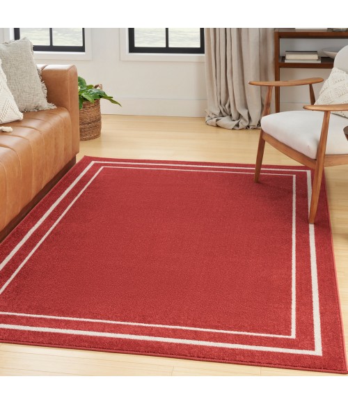 Nourison Nourison Essentials Area Rug NRE02 Brick/Ivory