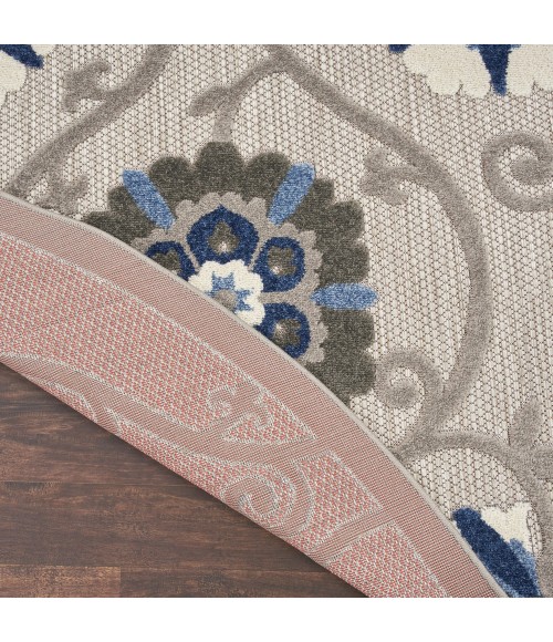 Nourison Aloha Area Rug ALH19 Grey/Blue
