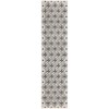 Nourison Home Nourison Essentials Ivory Black NRE04 2 ft. 2 in. X 7 ft. 6 in. Rectangle Rug
