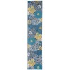 Nourison Passion - Psn17 Blue Area Rug 2 ft. 2 X 10 ft. Rectangle