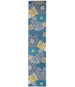 Nourison Passion - Psn17 Blue Area Rug 2 ft. 2 X 10 ft. Rectangle