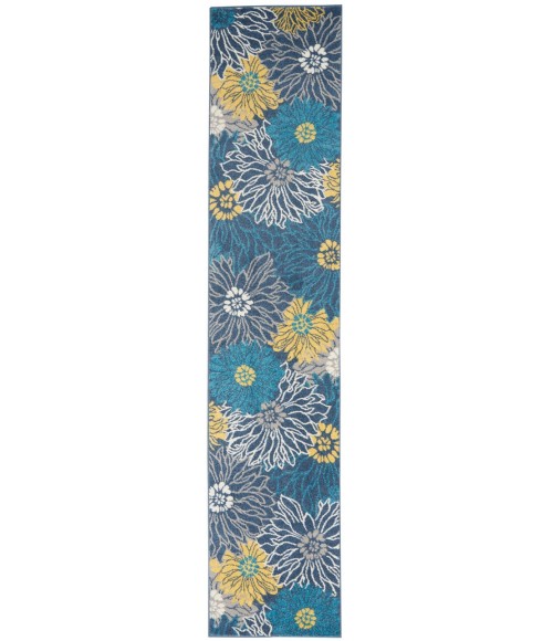 Nourison Passion Runner Area Rug PSN17-Blue
