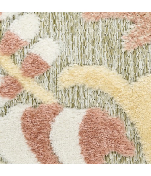 Nourison Aloha Sage Rose ALH17 9 ft. X 12 ft. Rect. Rug