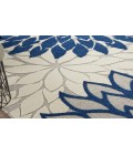 Nourison Aloha Ivory Navy Rug ALH05 9 ft. X 12 ft. Rectangle - Rugs Town Nourison Aloha Ivory Navy ALH05 9 ft. X 12 ft. Rectangle Rug