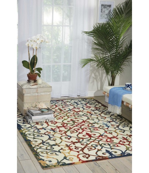 Nourison HOME & GARDEN Area Rug Nourison Home & Garden Area Rug RS093-Multicolor