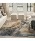 Nourison Silk Shadows Beige Blue Rug SHA23 9 ft. X 12 ft. Rect. - Rugs Town Nourison Silk Shadows Beige Blue SHA23 9 ft. X 12 ft. Rect. Rug