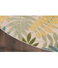 Nourison Aloha Green Multicolor ALH18 7 ft. 10 in. Round Rug
