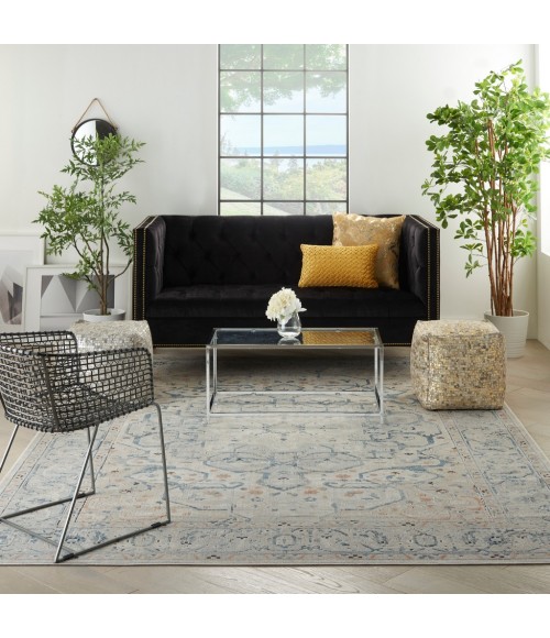 Kathy Ireland Malta Area Rug MAI15-Ivory/Grey
