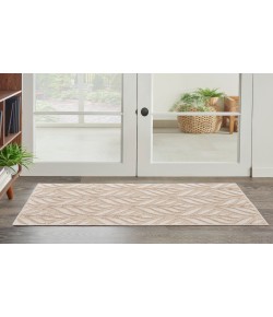 Nourison Aloha Ivory Grey ALH35 2 ft. 8 in. X 4 ft. Rectangle Rug