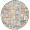 Calvin Klein Ck950 Rush - Ck951 Blue Beige Area Rug 4 ft. X Round