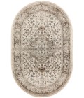 Nourison Concerto Ivory Grey CNC05 6 ft. X 9 ft. Oval Rug