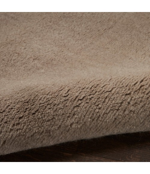 Nourison Plush Cloud Taupe PLC01 5 ft. X 7 ft. Rect. Rug