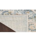 Nourison Astra Machine Washable Teal Beige ASW16 2 ft. X 6 ft. Rectangle Rug