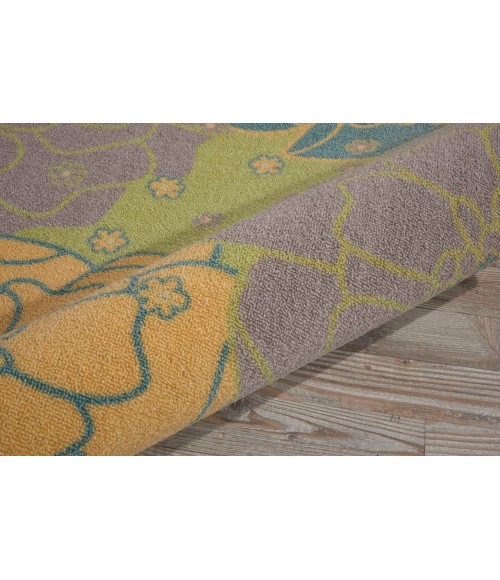 Nourison HOME & GARDEN Area Rug Nourison Home & Garden Runner Area Rug RS021-Green