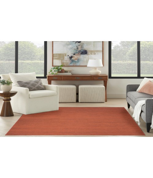 Nourison Washable Essentials Brick WAE01 5 ft. 3 in. X 7 ft. 3 in. Rectangle Rug
