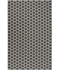 Nourison Reversible Indoor Outdoor Black RVB01 4 ft. X 6 ft. Rect. Rug