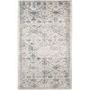 Nourison Astra Machine Washable Ivory Blue ASW16 2 ft. X 6 ft. Rectangle Rug