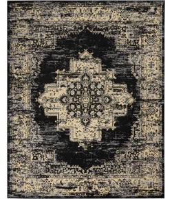 Nourison Grafix - Grf14 Black Area Rug 7 ft. X 10 ft. Rectangle