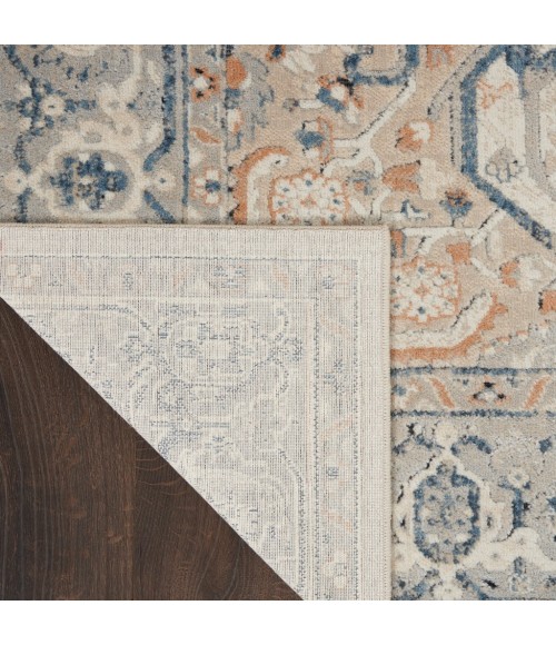 Kathy Ireland Malta Area Rug MAI15-Ivory/Grey