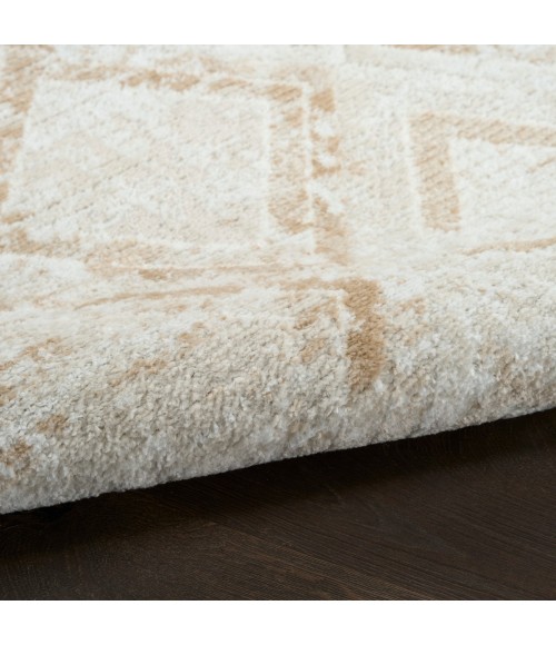 Nourison Dekor Ivory Beige DEK05 2 ft. X 4 ft. Rect. Rug