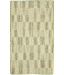 Nourison Courtyard - Cou01 Ivory Green Area Rug 3 ft. X 5 ft. Rectangle
