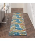 Aloha Area Rug Nourison Aloha Area Rug ALH18 Ivory/Multi 2'3" x 10'