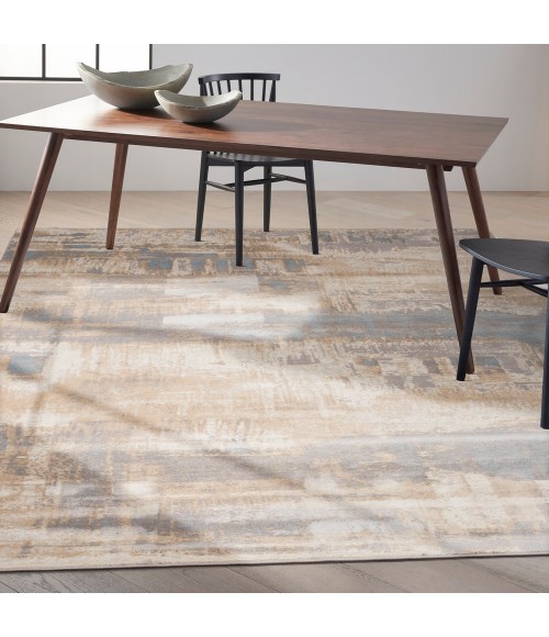 Calvin Klein Enchanting Area Rug ECH02 Ivory/Seaglass