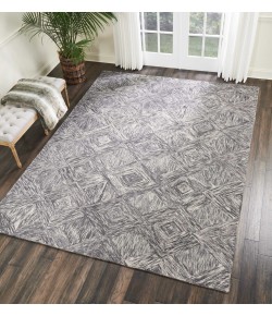 Nourison Interlock - Itl01 Charcoal Area Rug 8 ft. X 10 ft. 6 Rectangle