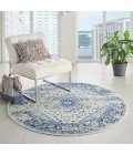 Nourison Tranquil Area Rug TRA06 Ivory/Light Blue