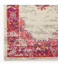 Nourison Passion Runner Area Rug PSN03-Ivory/Fuchsia