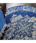 Nourison Grafix Area Rug GRF14-Navy Blue