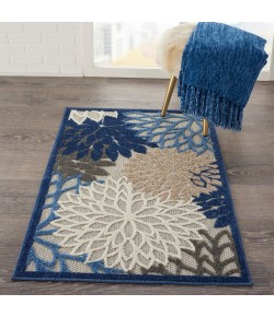 Nourison Aloha - Alh05 Blue Multicolor Area Rug 2 ft. 8 X 4 ft. Rectangle