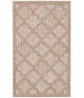 Nourison Easy Care Natural Beige NES01 2 ft. X 4 ft. Rectangle Rug