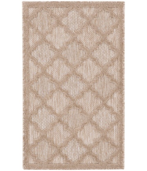 Nourison Easy Care Natural Beige NES01 2 ft. X 4 ft. Rectangle Rug